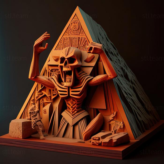 3D модель Обрадованная боевая пирамида снова VS Регистил (STL)